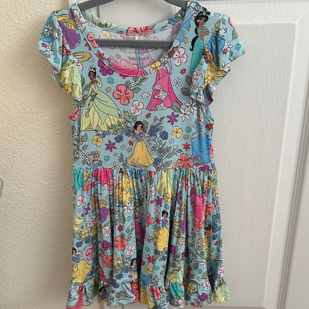 Posh Peanut Princess Floral Dress - Multicolor